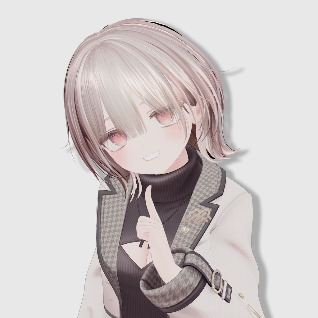 【14アバター対応 VRC Hair】Shade Wolf