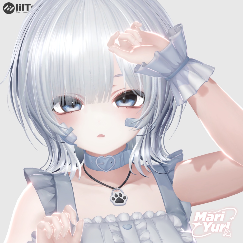 【16アバター対応 VRC Hair】Shade Wolf