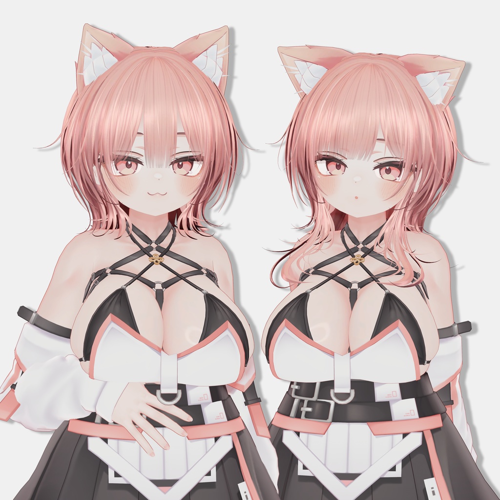 【15アバター対応 VRC Hair】Shade Wolf