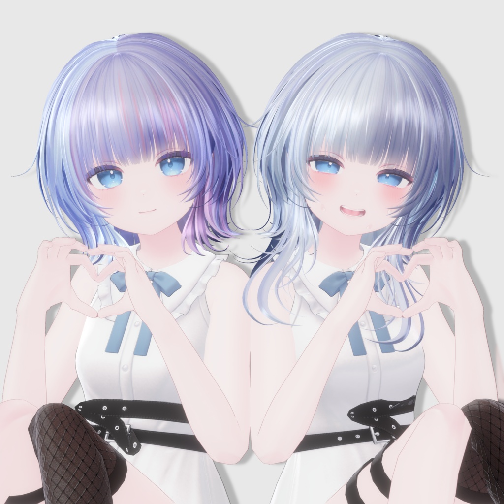 【14アバター対応 VRC Hair】Shade Wolf