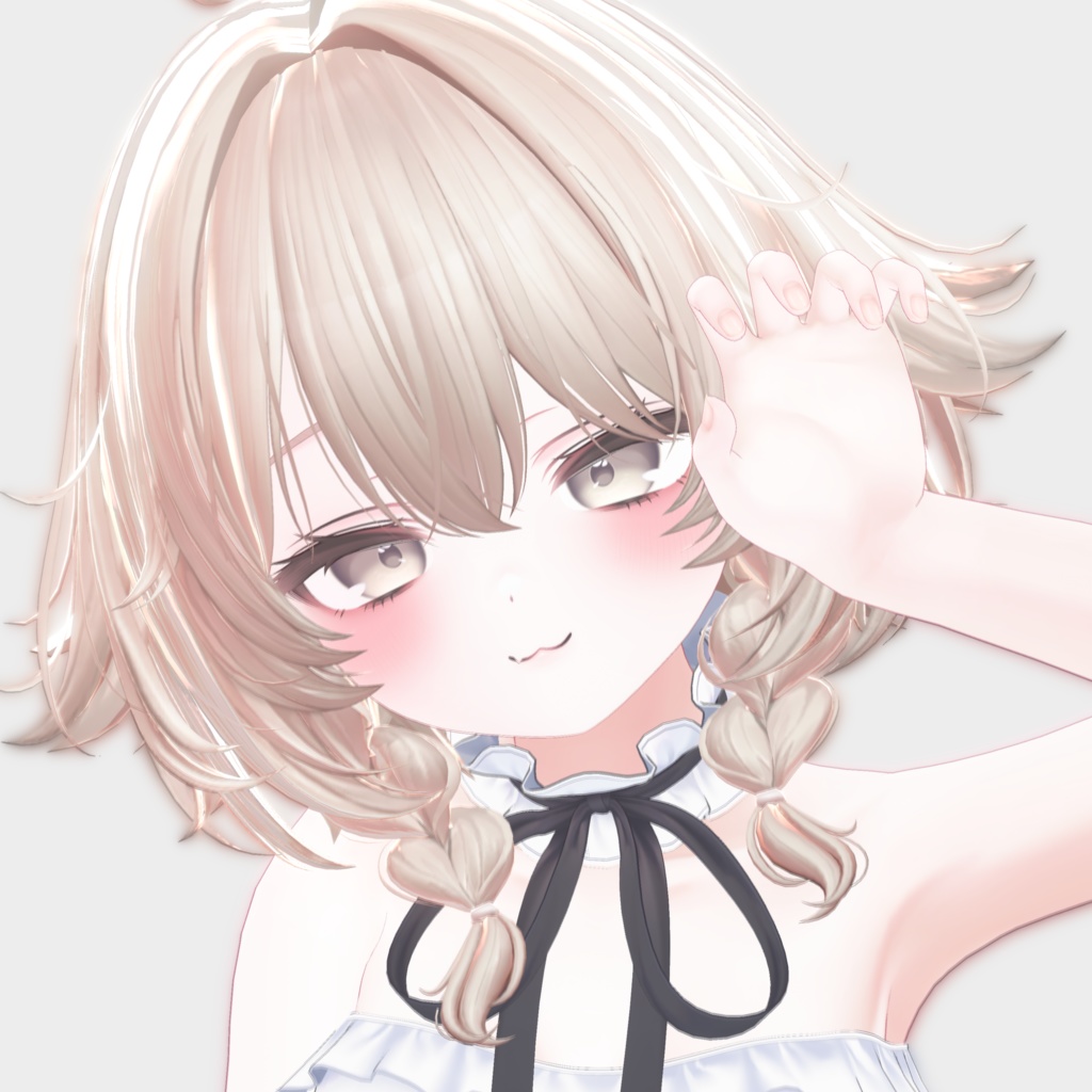 【15アバター対応 VRC Hair】ボサボサショートヘア