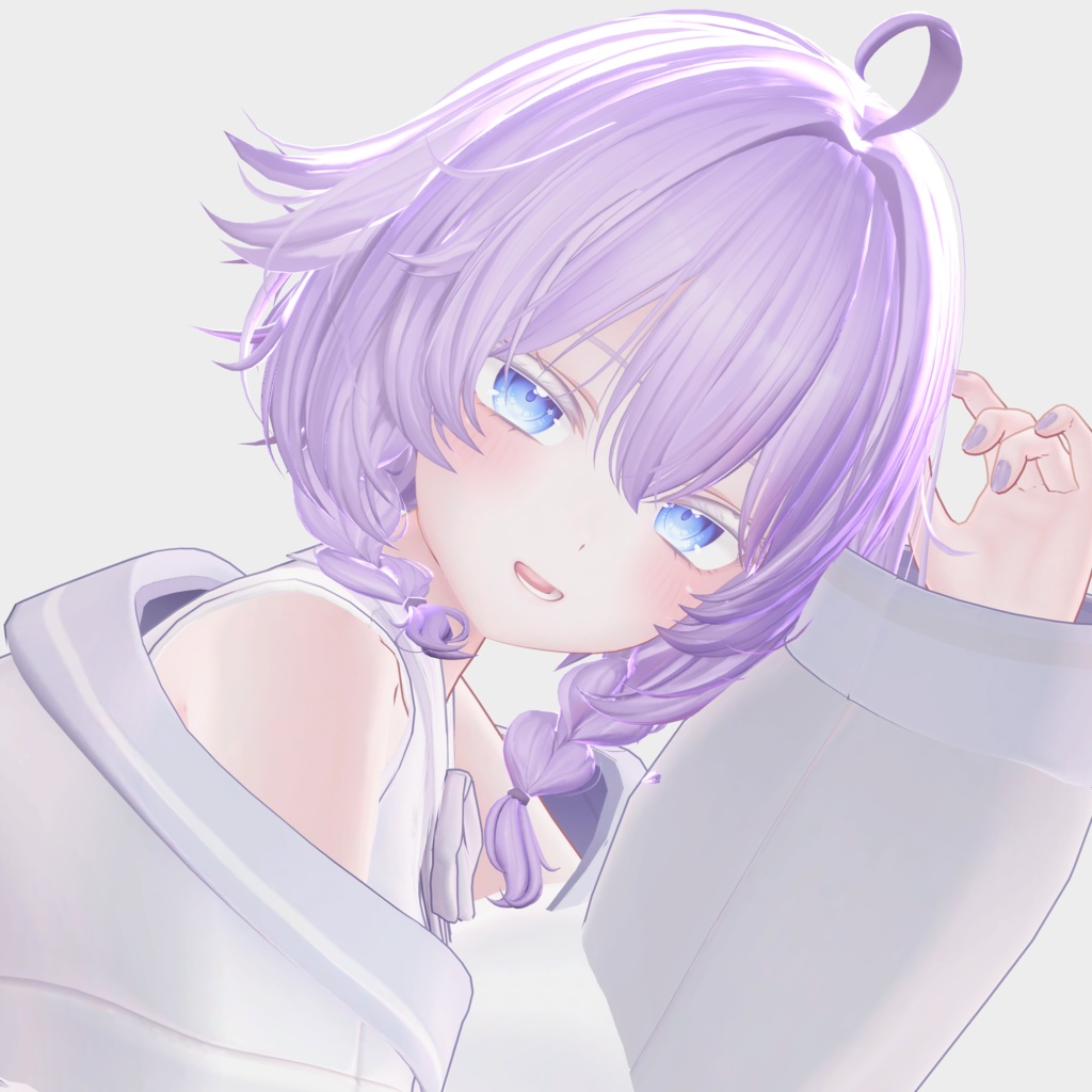 【16アバター対応 VRC Hair】ボサボサショートヘア