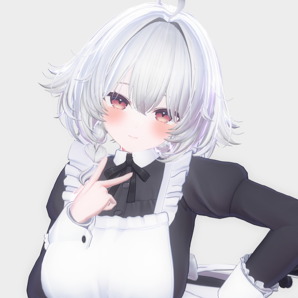 【15アバター対応 VRC Hair】ボサボサショートヘア