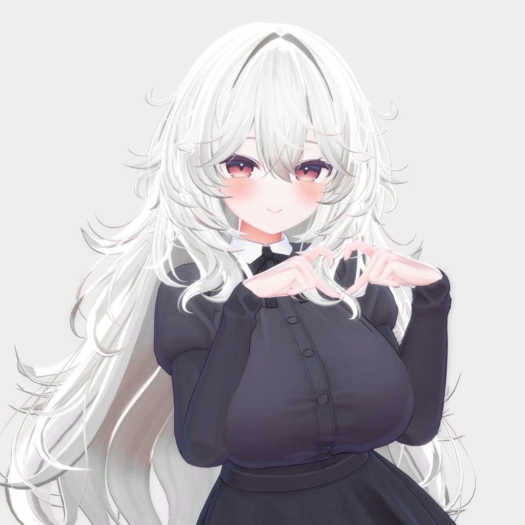 【15アバター対応 VRC Hair】 ボサボサロングヘア