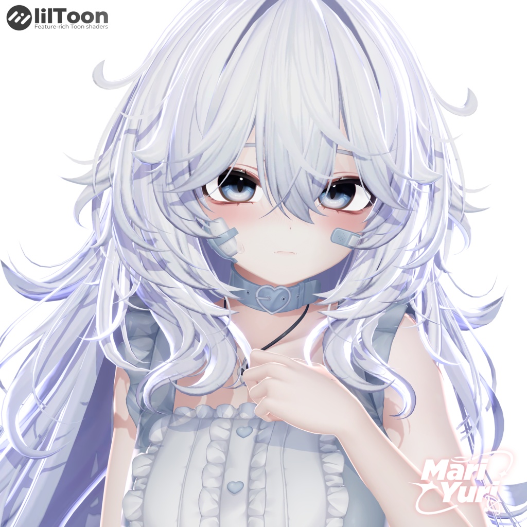 【17アバター対応 VRC Hair】 ボサボサロングヘア