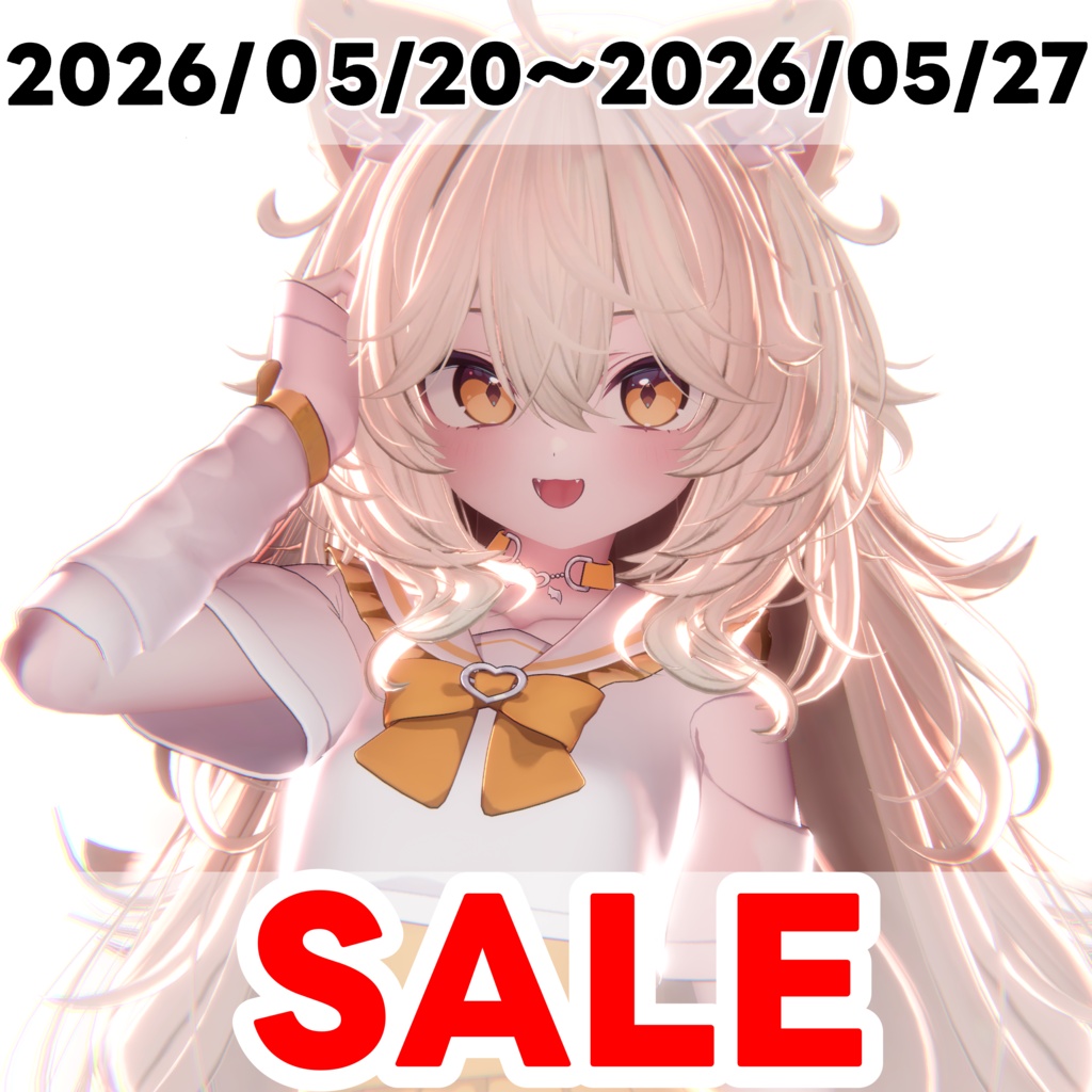 ✨Sale✨【19アバター対応 VRC Hair】 ボサボサロングヘア