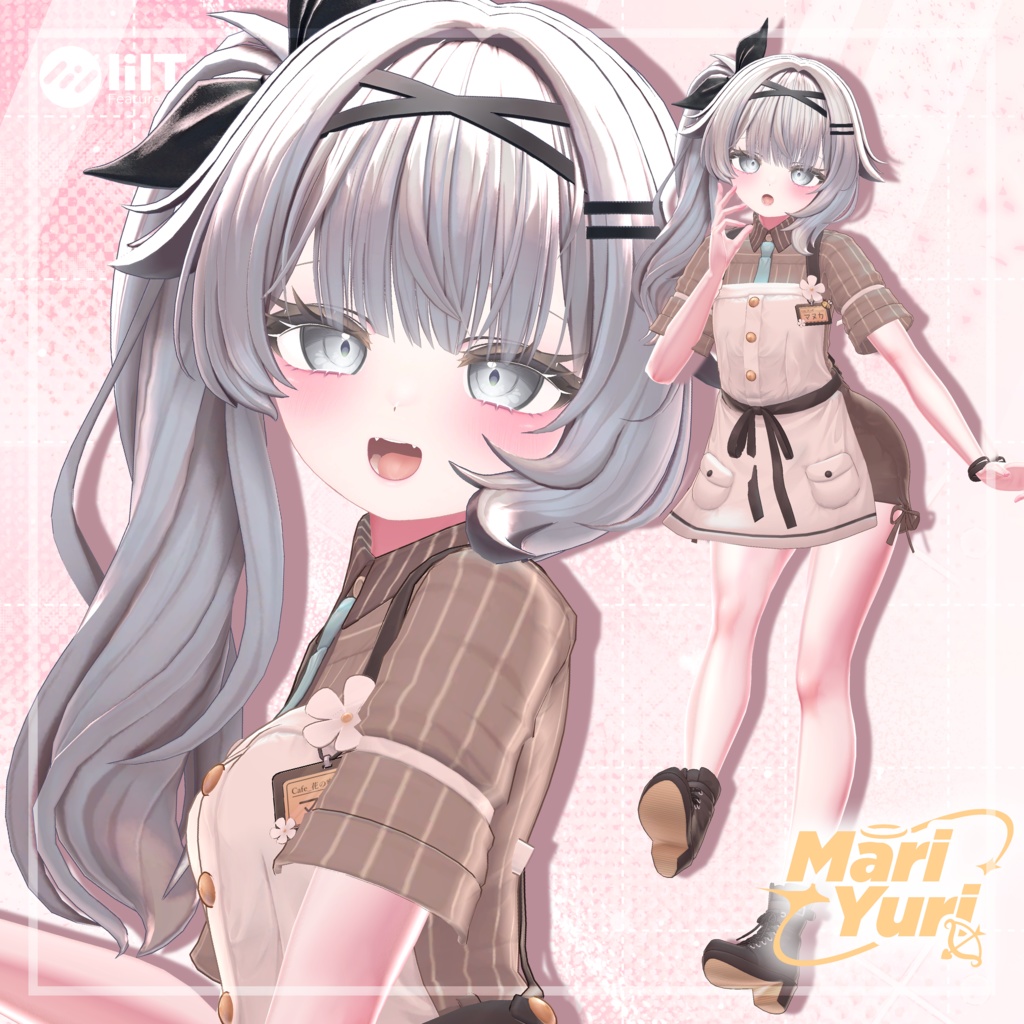 【14アバター対応 VRC Hair】サイドテール