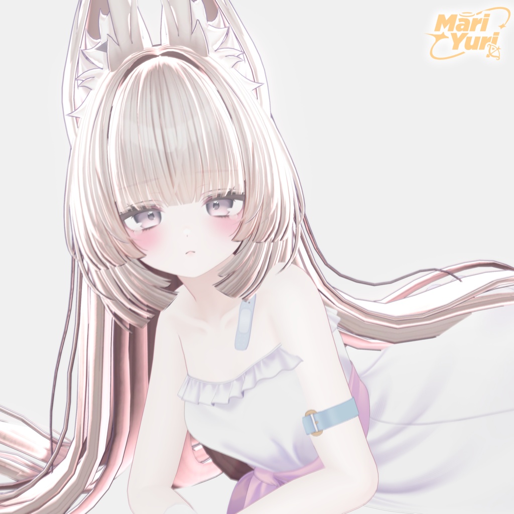 【13アバター対応 VRC Hair】 きつねさまヘア