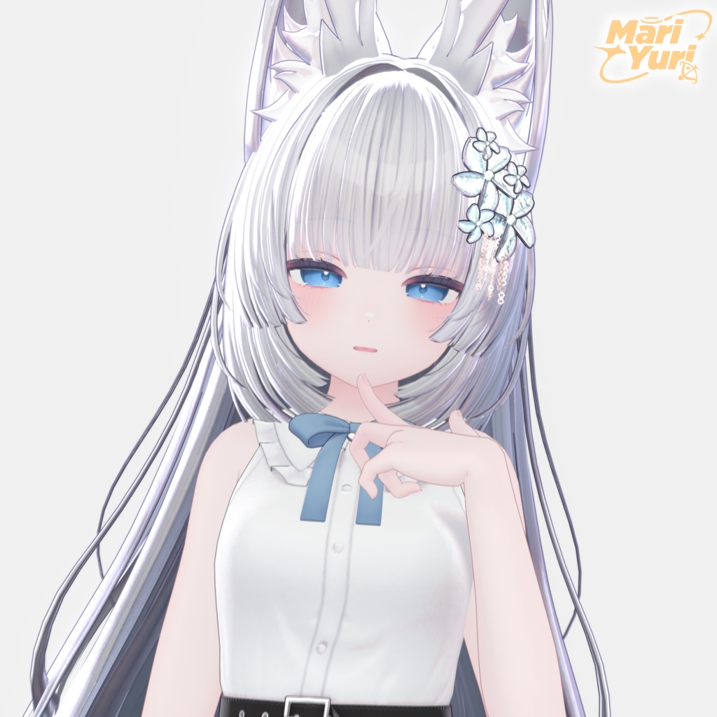 【13アバター対応 VRC Hair】 きつねさまヘア