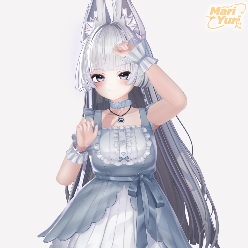 【15アバター対応 VRC Hair】 きつねさまヘア