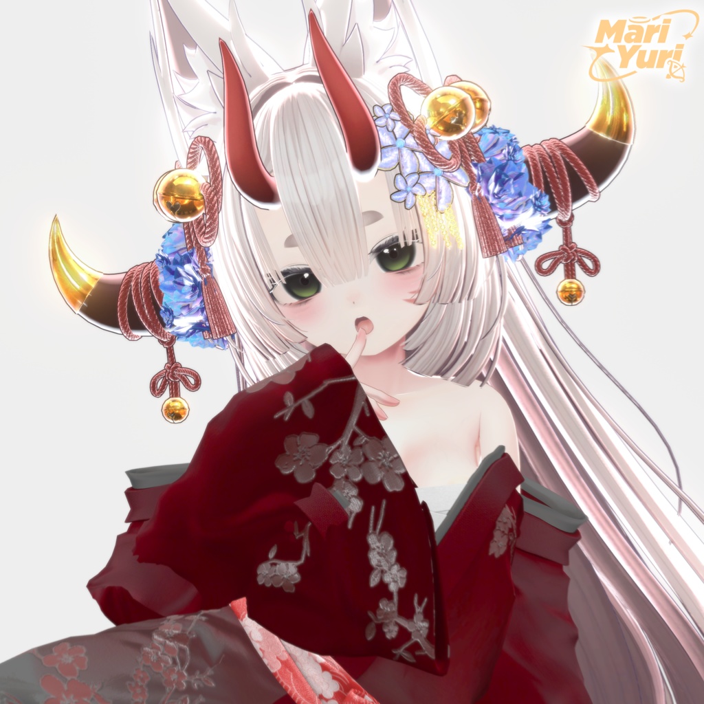 【13アバター対応 VRC Hair】 きつねさまヘア