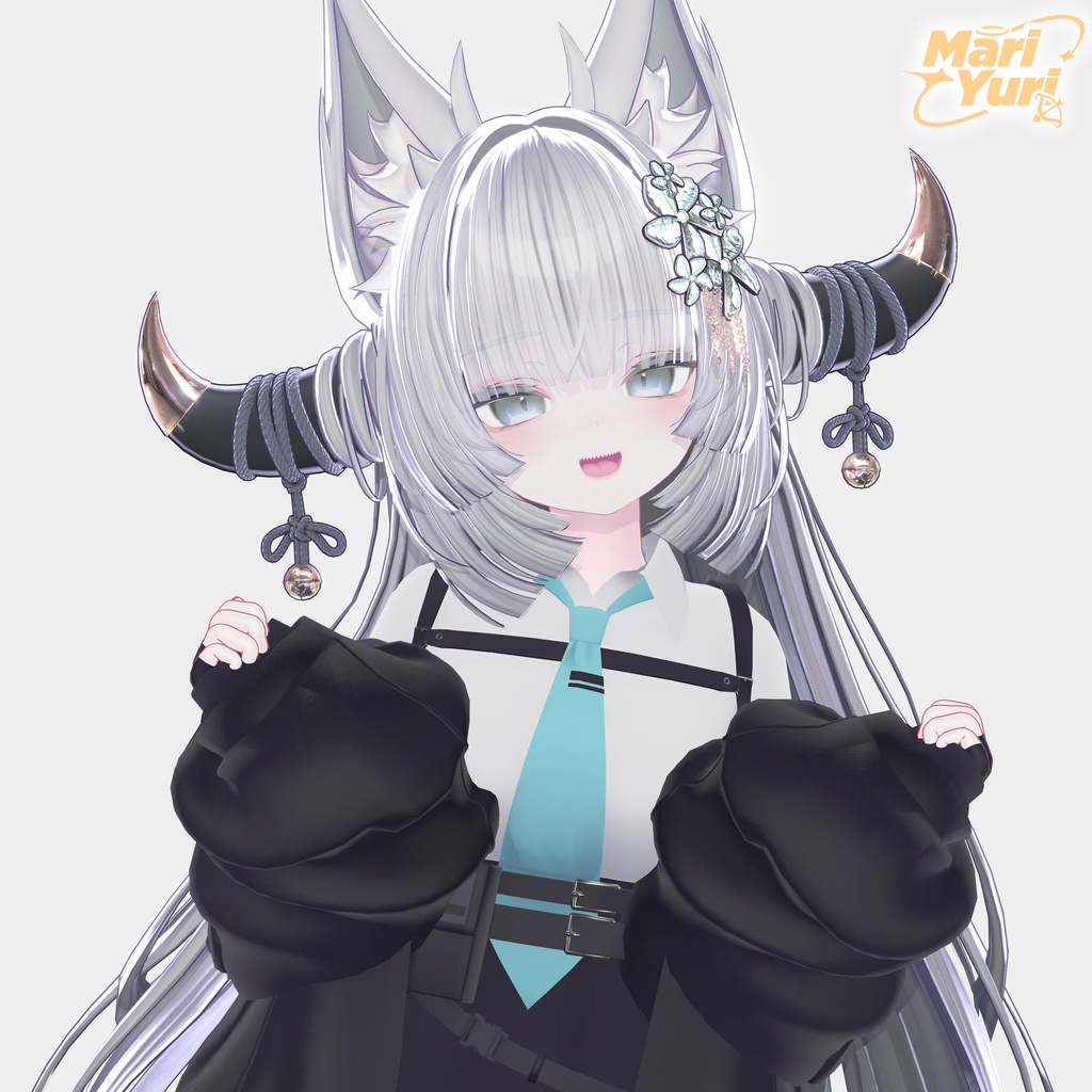 【13アバター対応 VRC Hair】 きつねさまヘア