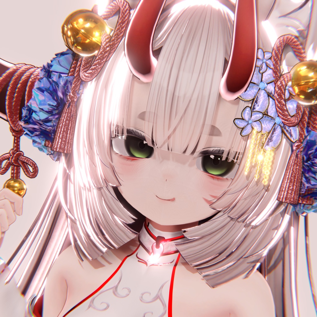 ✨SALE✨【12アバター対応 VRC Hair】 きつねさまヘア