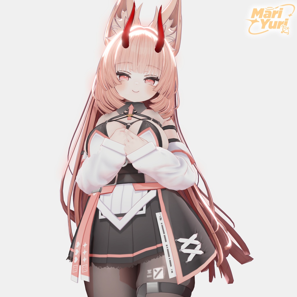 【14アバター対応 VRC Hair】 きつねさまヘア