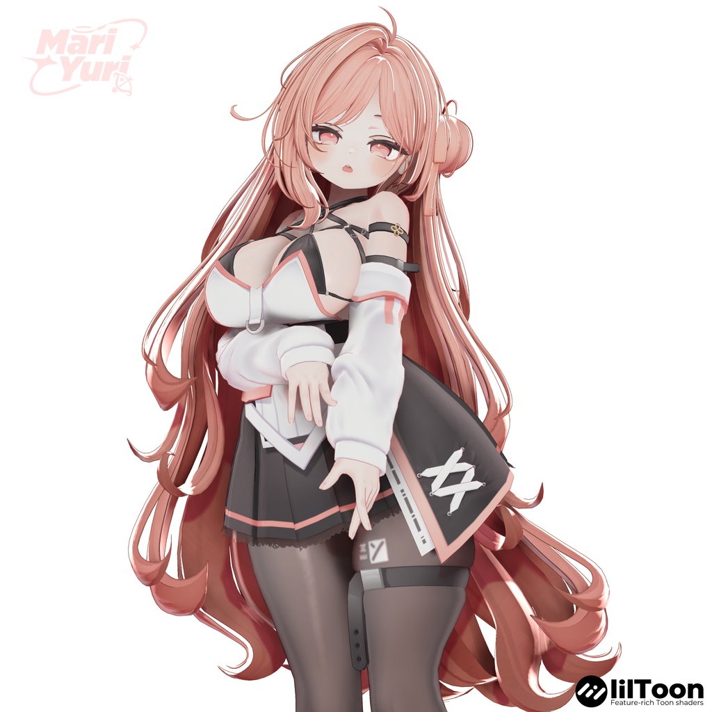 【13アバター対応 VRC Hair】Rosy Loop