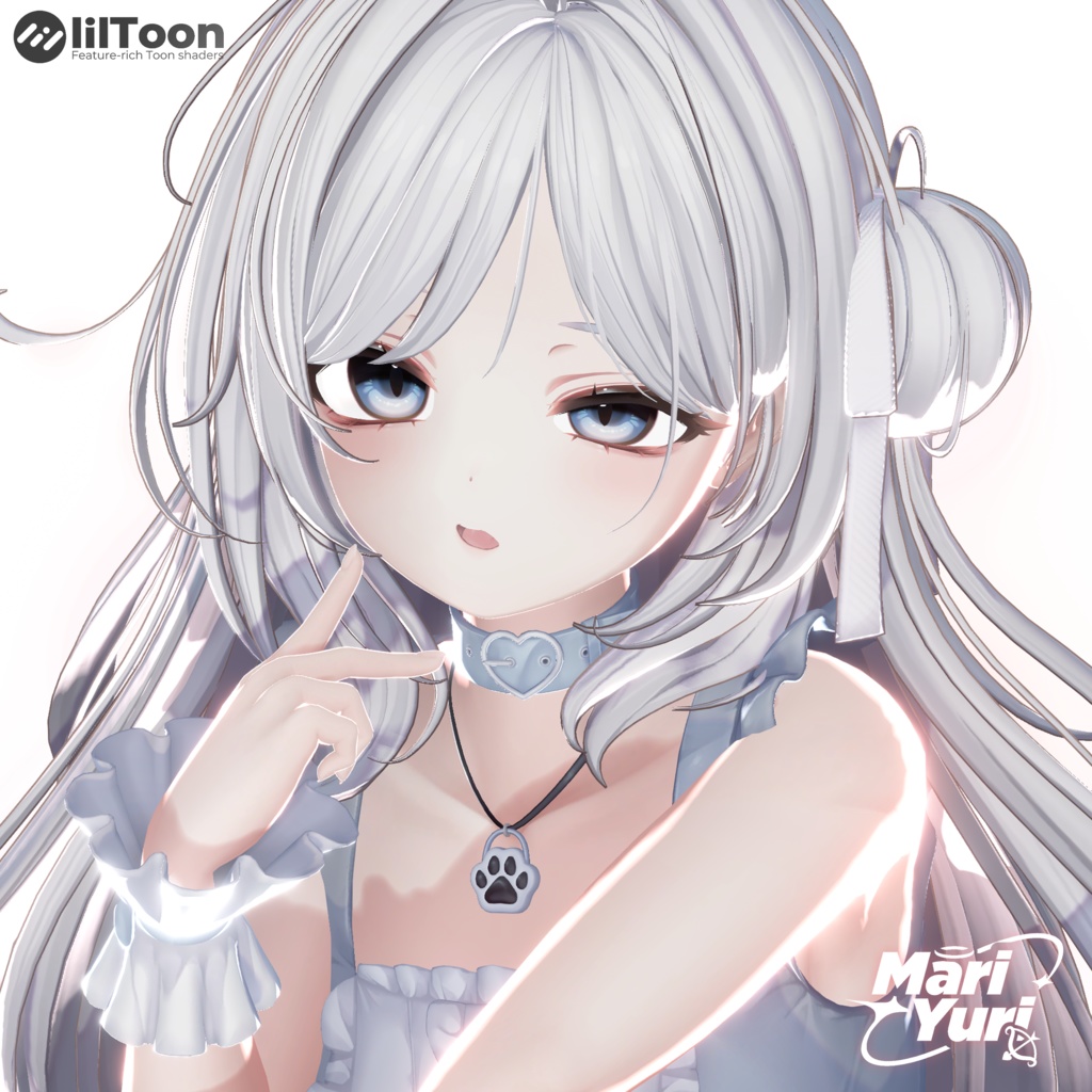 【14アバター対応 VRC Hair】Rosy Loop