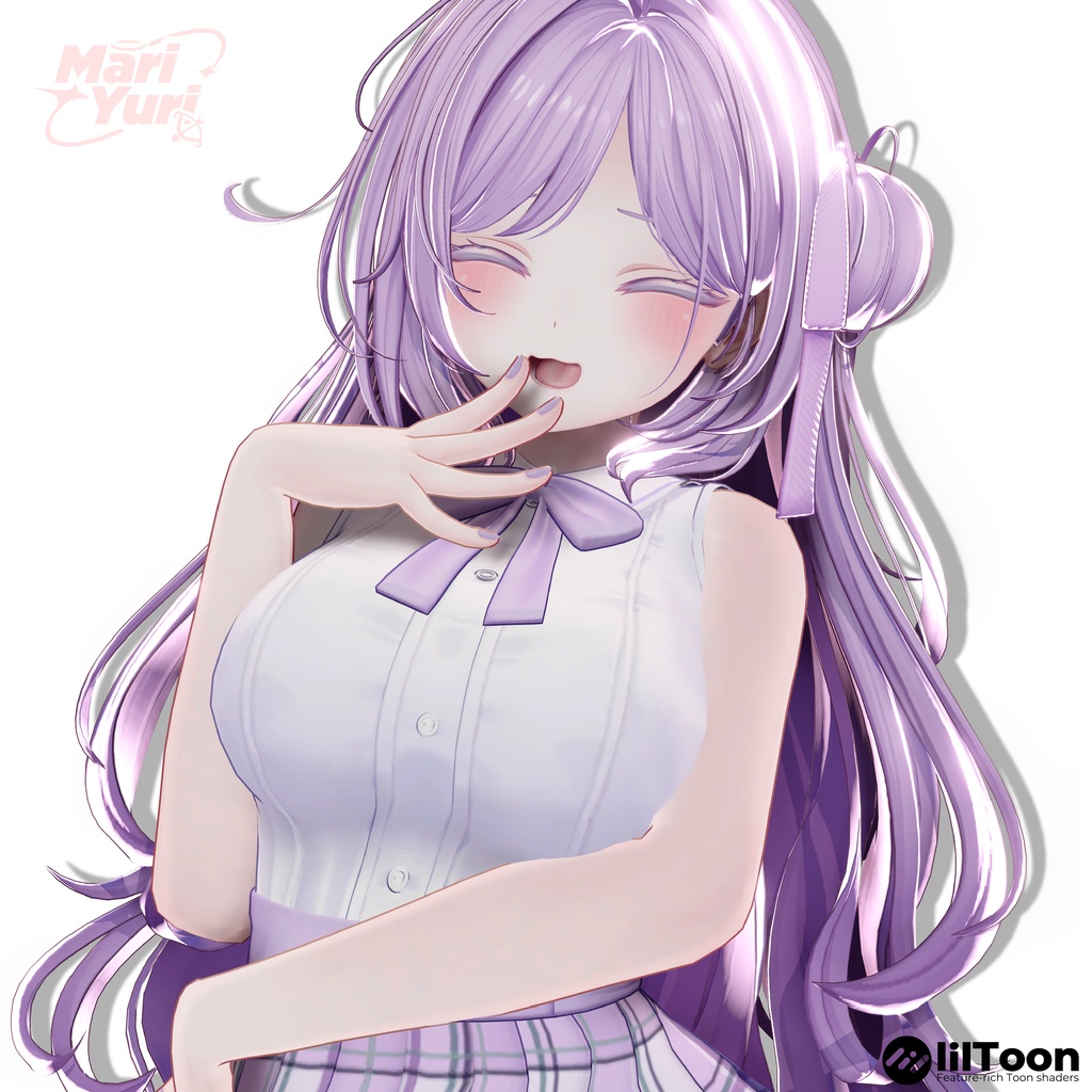 【12アバター対応 VRC Hair】Rosy Loop