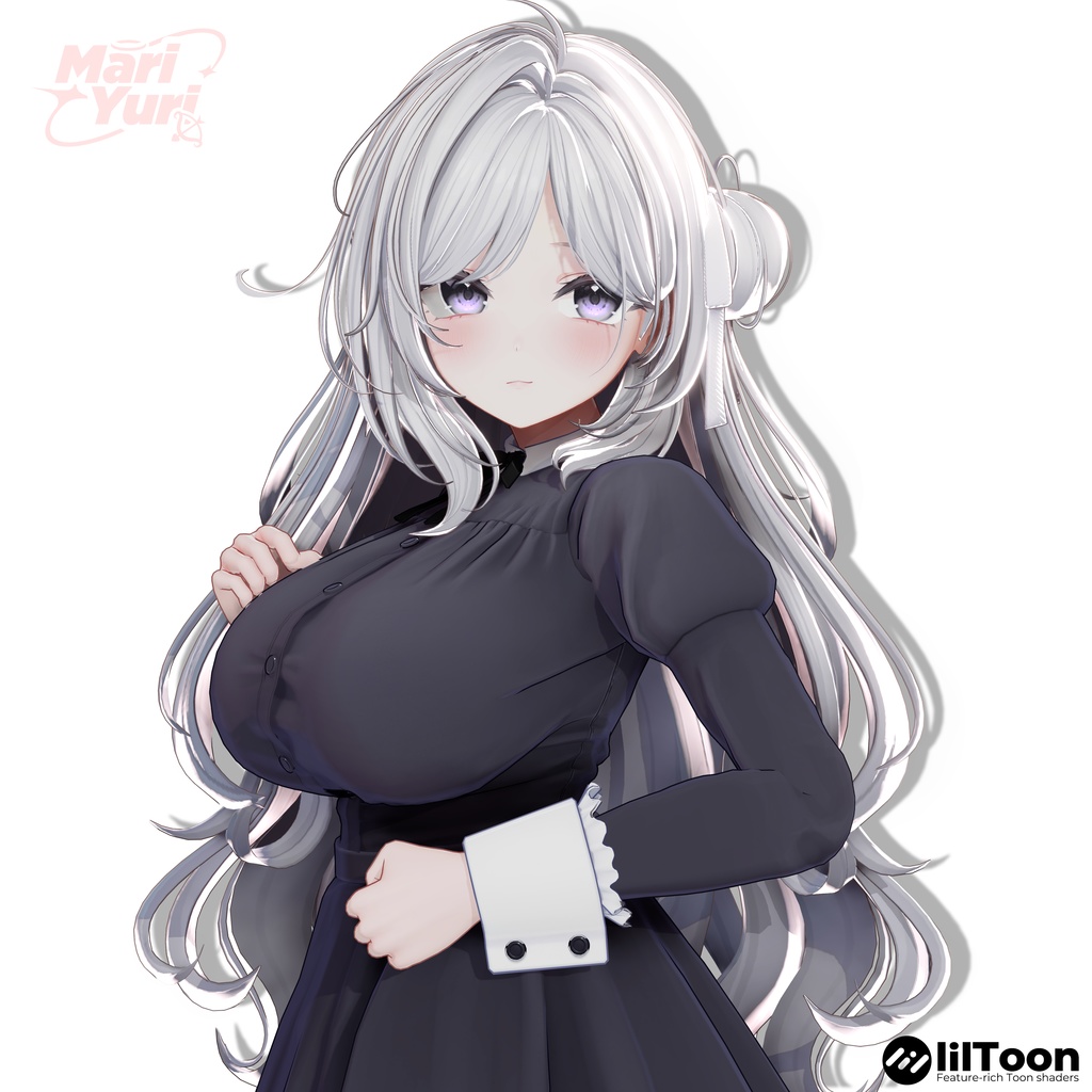 【12アバター対応 VRC Hair】Rosy Loop