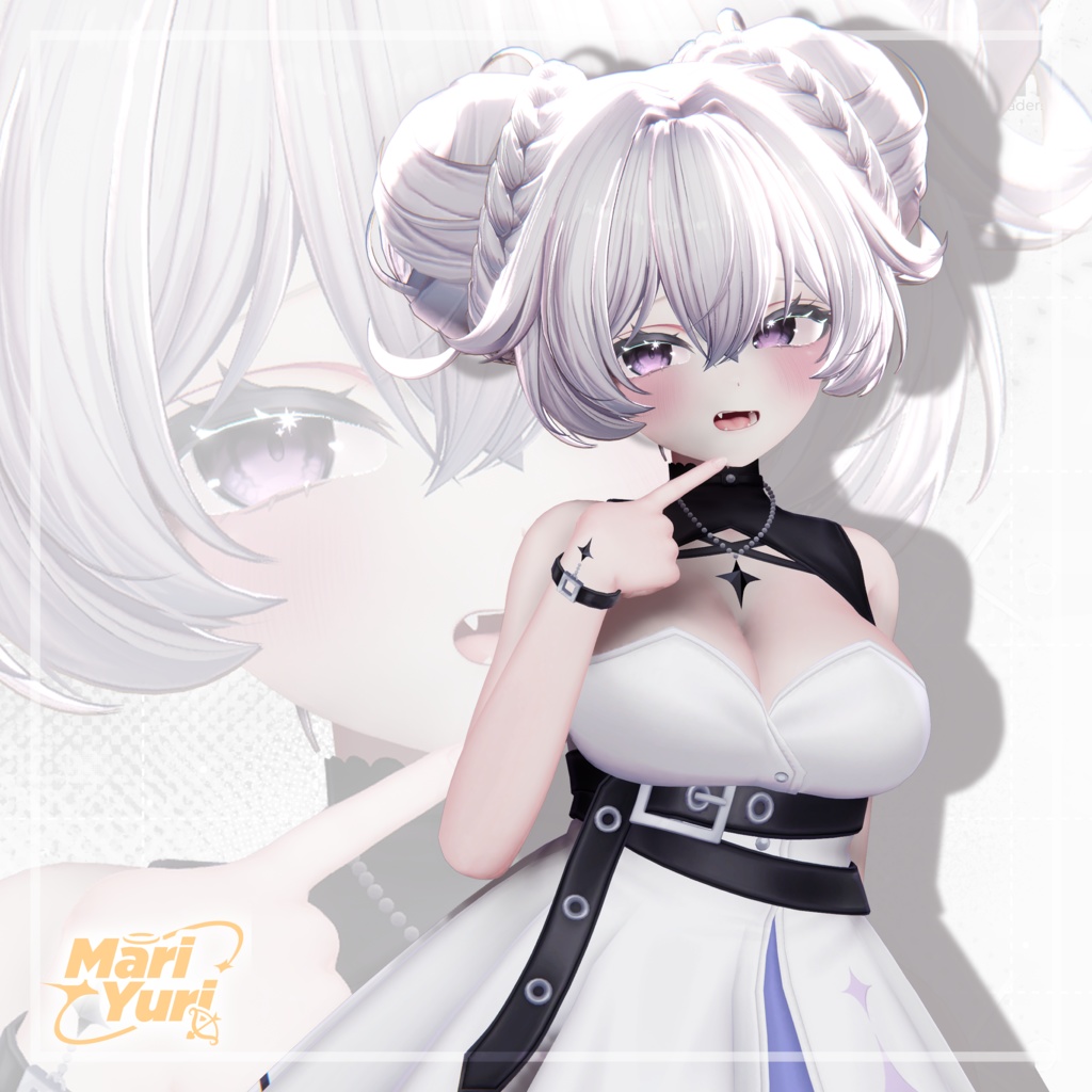 ✨Sale✨【13アバター対応 VRC Hair】Sugar Puff tail