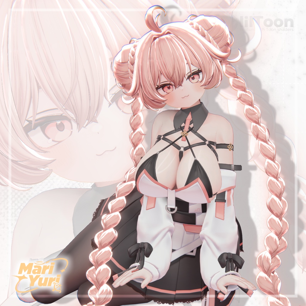 ✨Sale✨【13アバター対応 VRC Hair】Sugar Puff tail