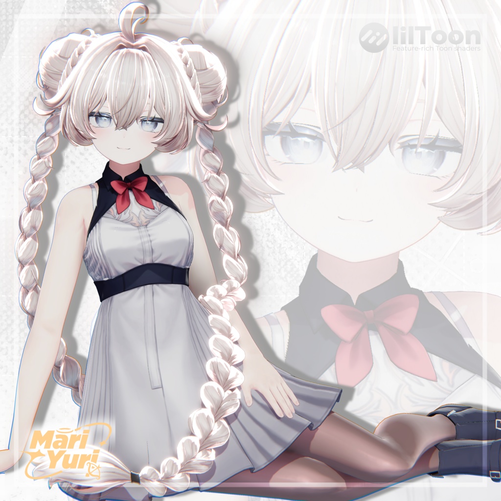✨Sale✨【13アバター対応 VRC Hair】Sugar Puff tail