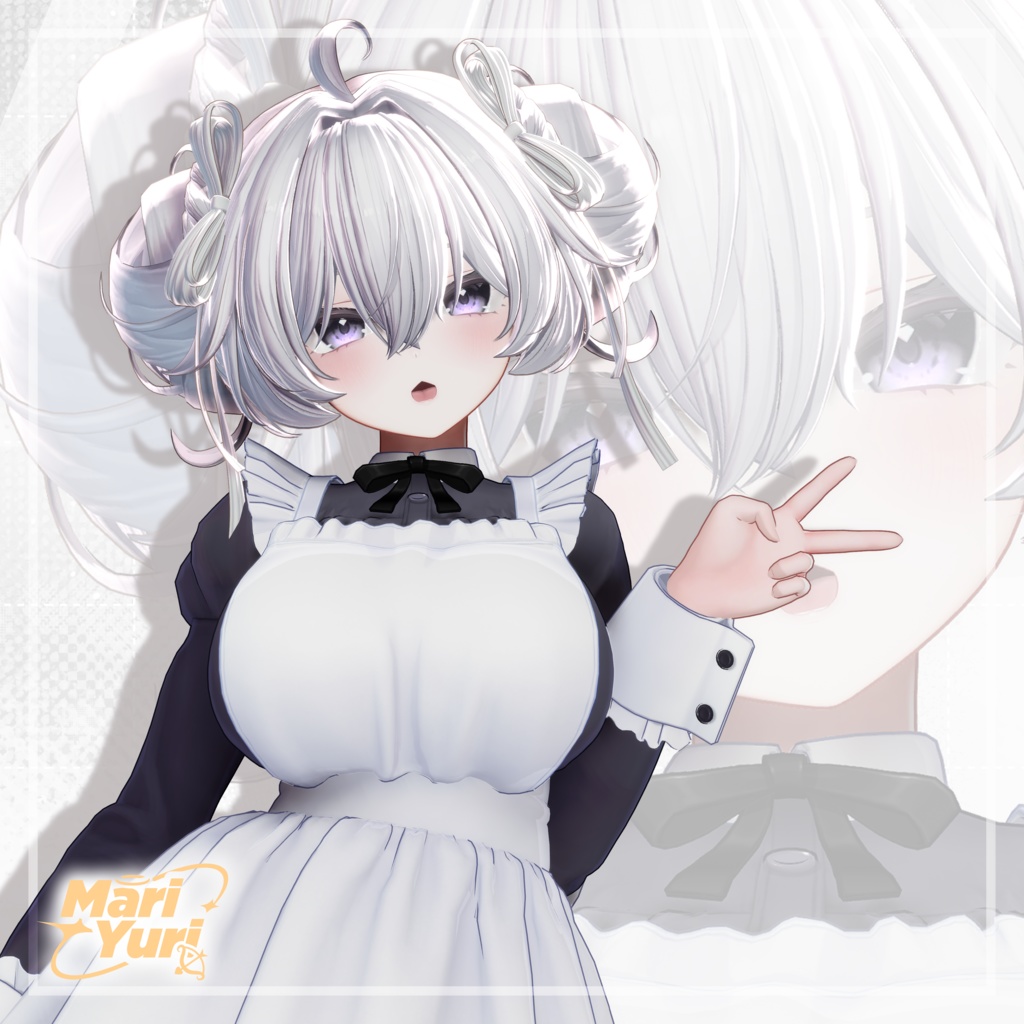 ✨Sale✨【13アバター対応 VRC Hair】Sugar Puff tail