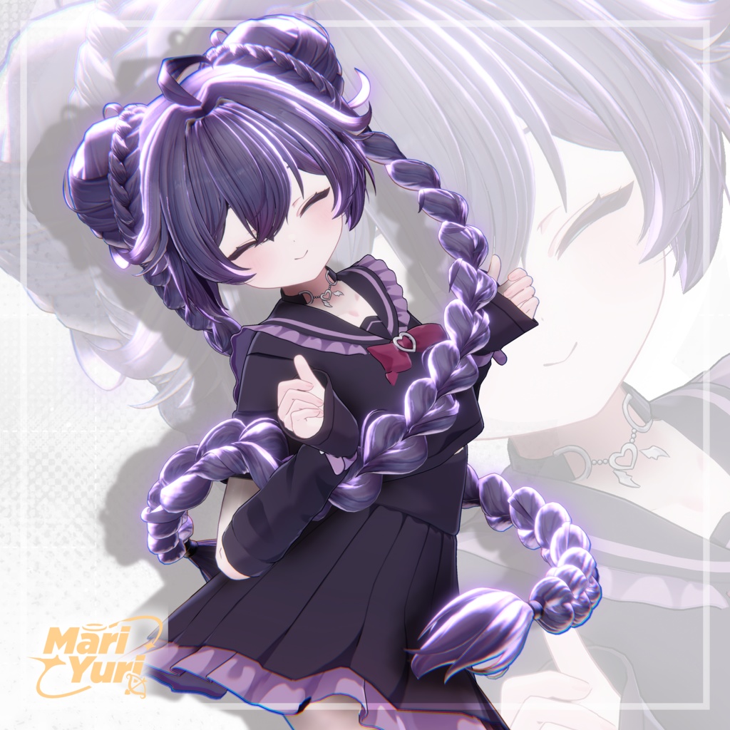 ✨Sale✨【13アバター対応 VRC Hair】Sugar Puff tail