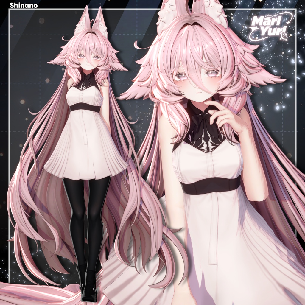 ✨Sale✨【12アバター対応 VRC Hair】ふわとろロングロングロングヘア