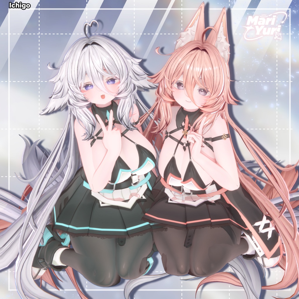 ✨Sale✨【12アバター対応 VRC Hair】ふわとろロングロングロングヘア