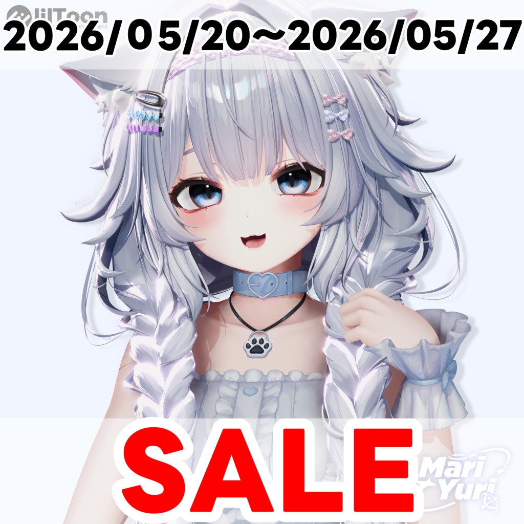✨Sale✨【17アバター対応 VRC Hair】Nya nya nya