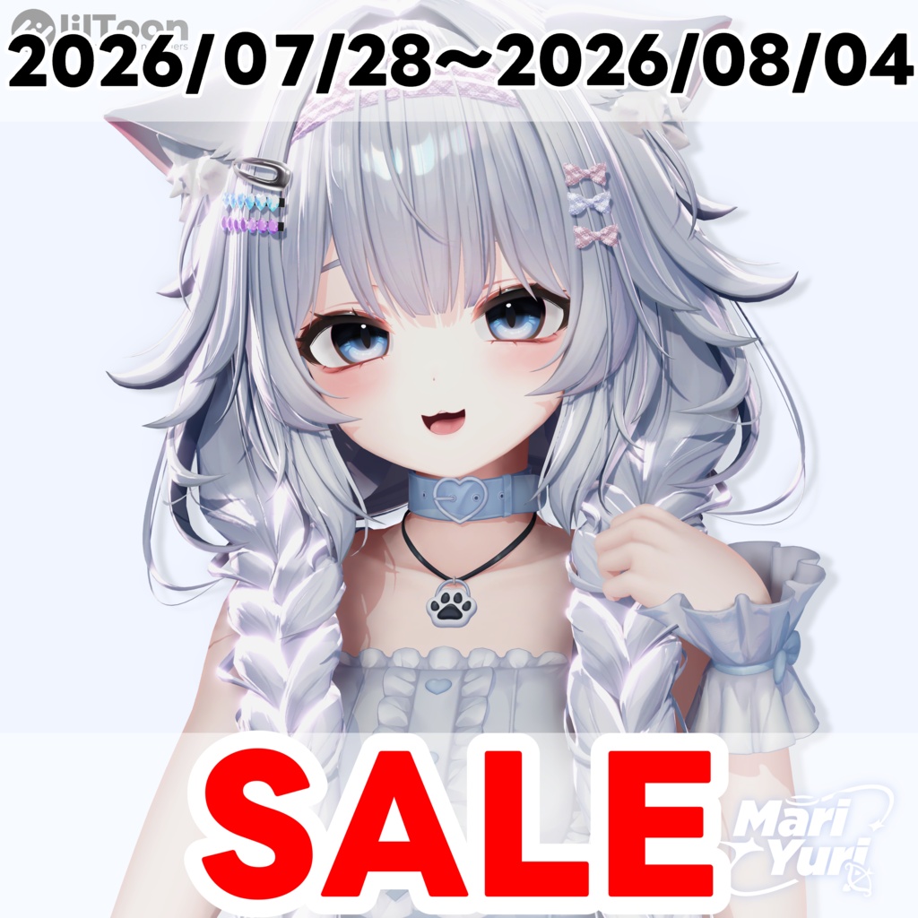 ✨ Sale✨【18アバター対応 VRC Hair】Nya nya nya