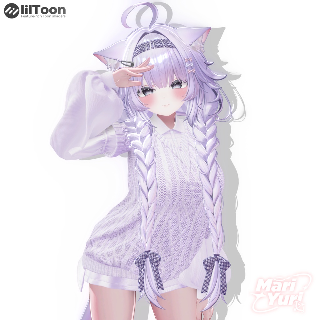 ✨SALE ✨【16アバター対応 VRC Hair】Nya nya nya