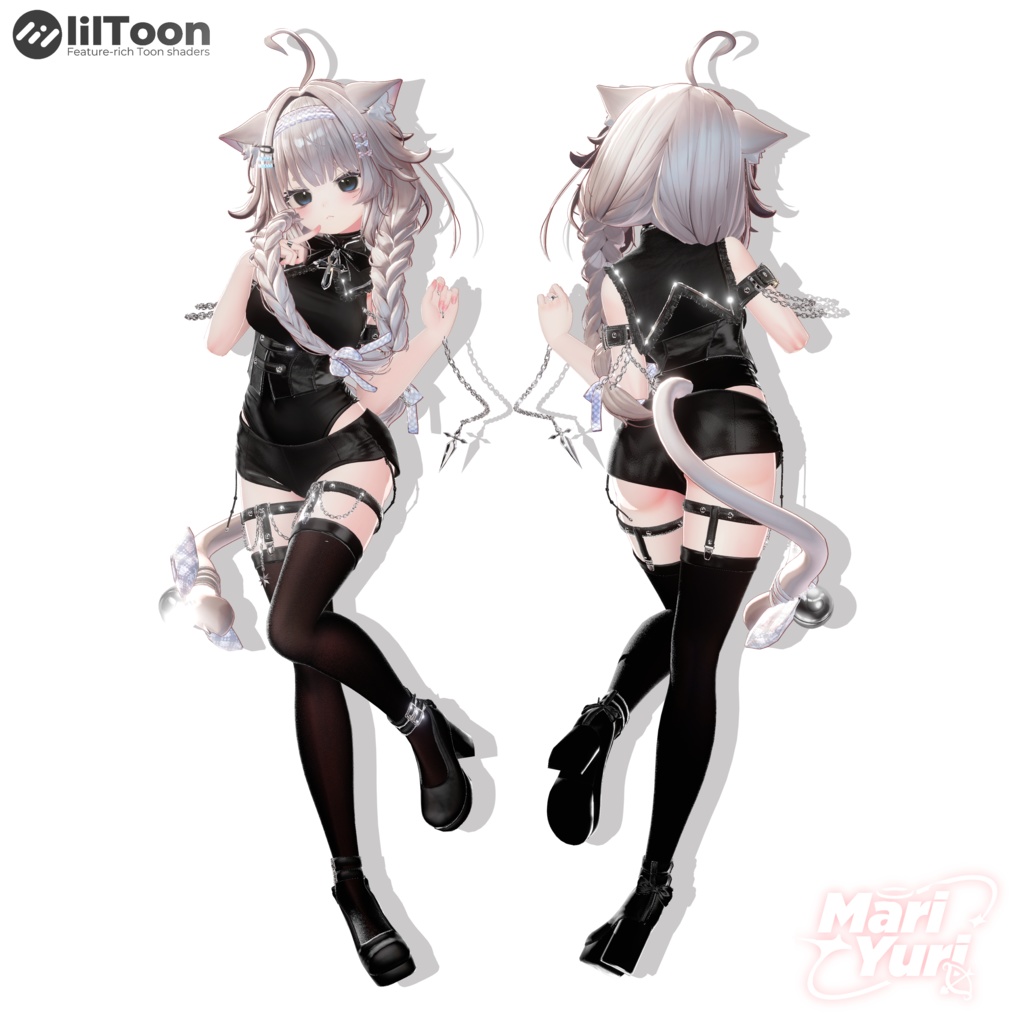 ✨SALE ✨【16アバター対応 VRC Hair】Nya nya nya