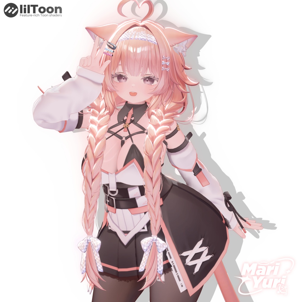 ✨SALE ✨【16アバター対応 VRC Hair】Nya nya nya