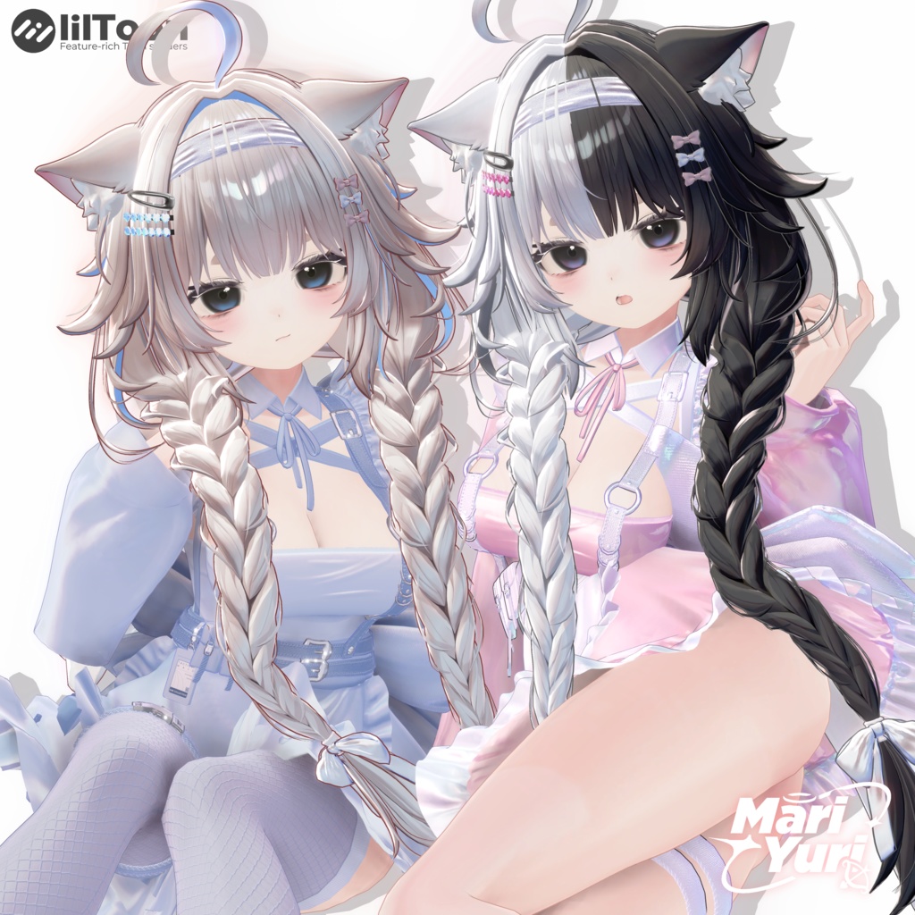 ✨SALE ✨【16アバター対応 VRC Hair】Nya nya nya