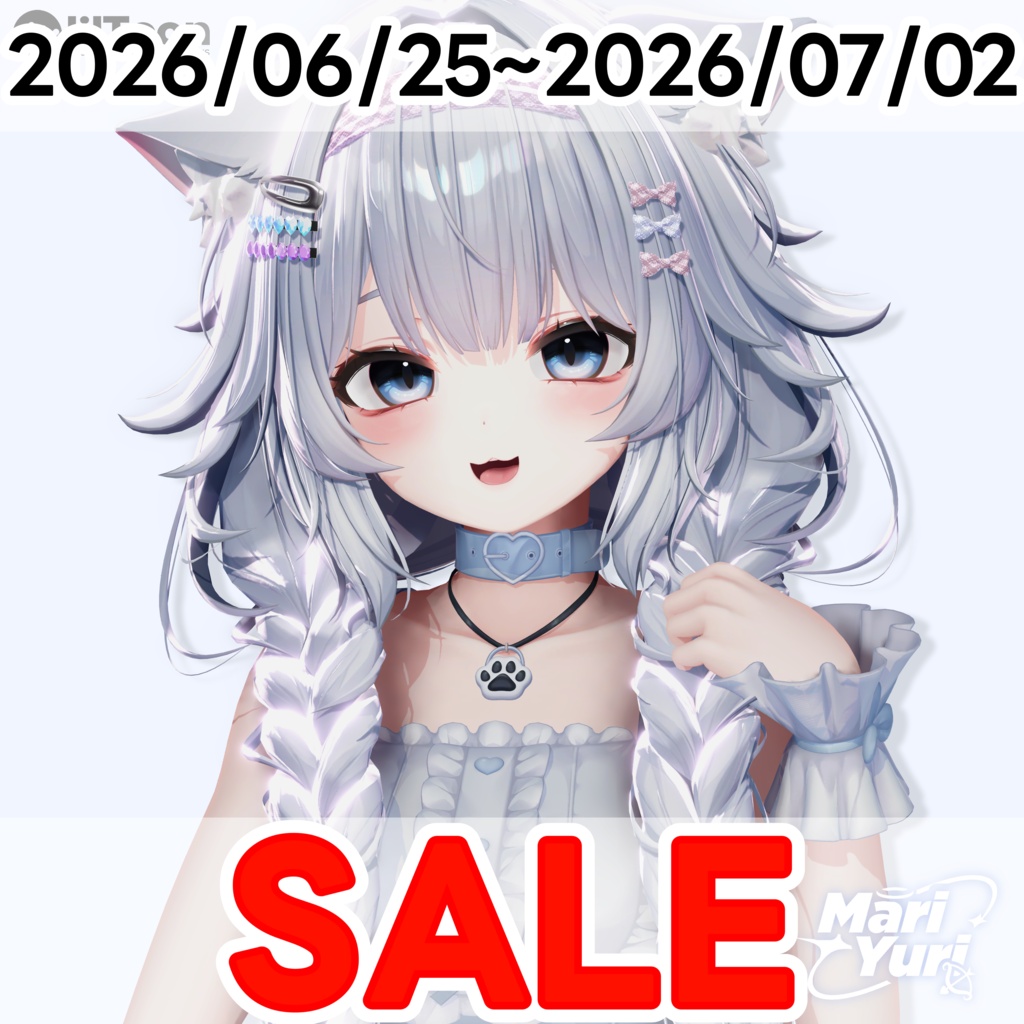 ✨Sale✨【17アバター対応 VRC Hair】Nya nya nya