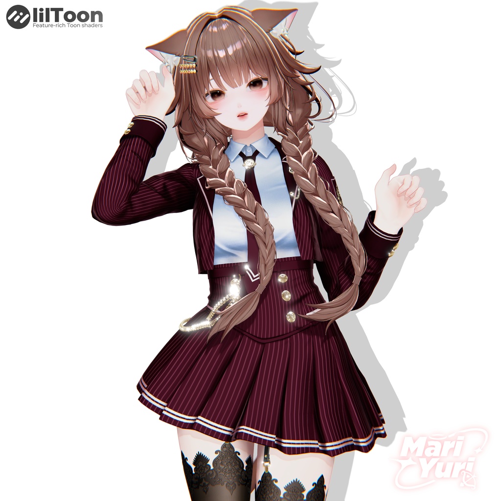 ✨SALE ✨【16アバター対応 VRC Hair】Nya nya nya