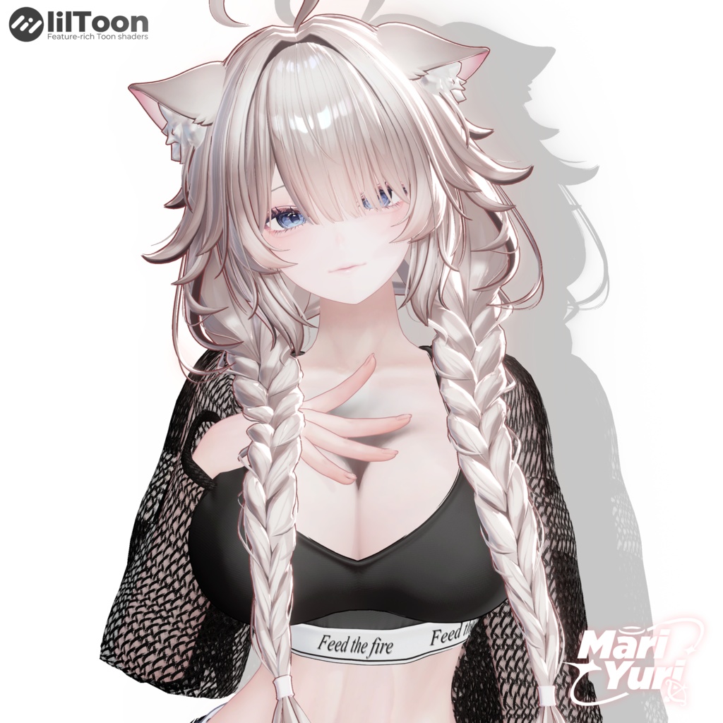✨SALE ✨【16アバター対応 VRC Hair】Nya nya nya
