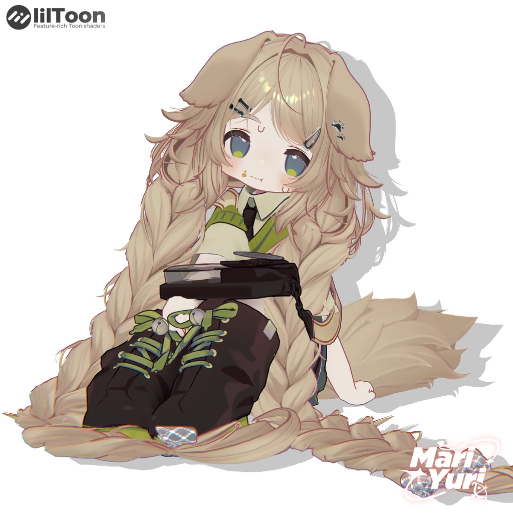 ✨SALE ✨【16アバター対応 VRC Hair】Wan wan wan