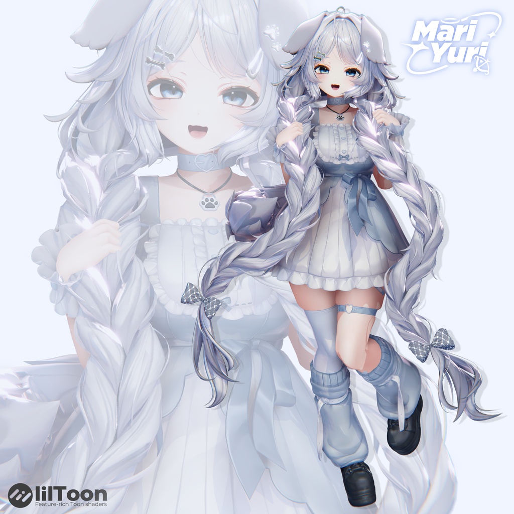 ✨SALE ✨【16アバター対応 VRC Hair】Wan wan wan