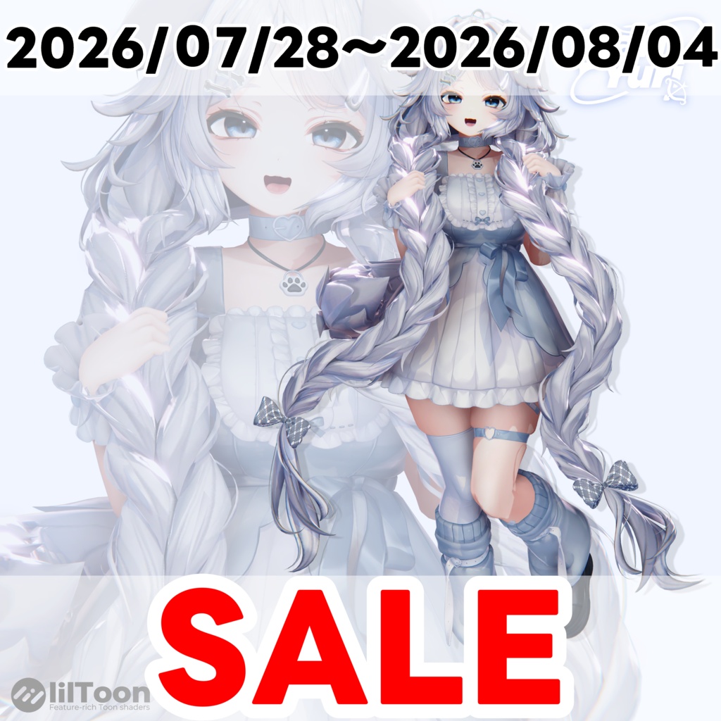 ✨ Sale✨【18アバター対応 VRC Hair】Wan wan wan