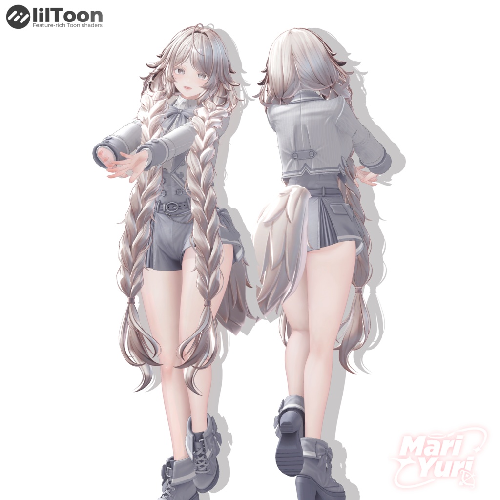 ✨SALE ✨【16アバター対応 VRC Hair】Wan wan wan