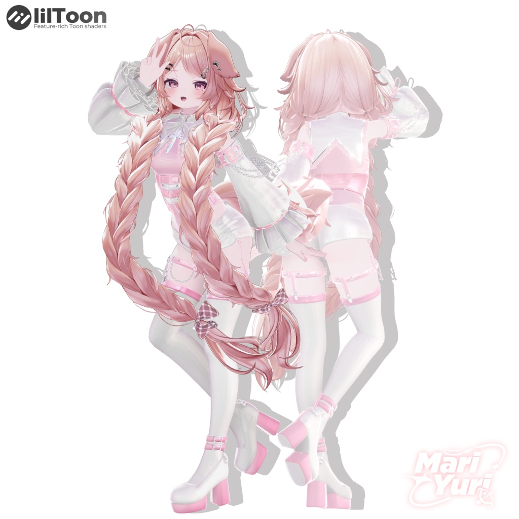 ✨SALE ✨【16アバター対応 VRC Hair】Wan wan wan