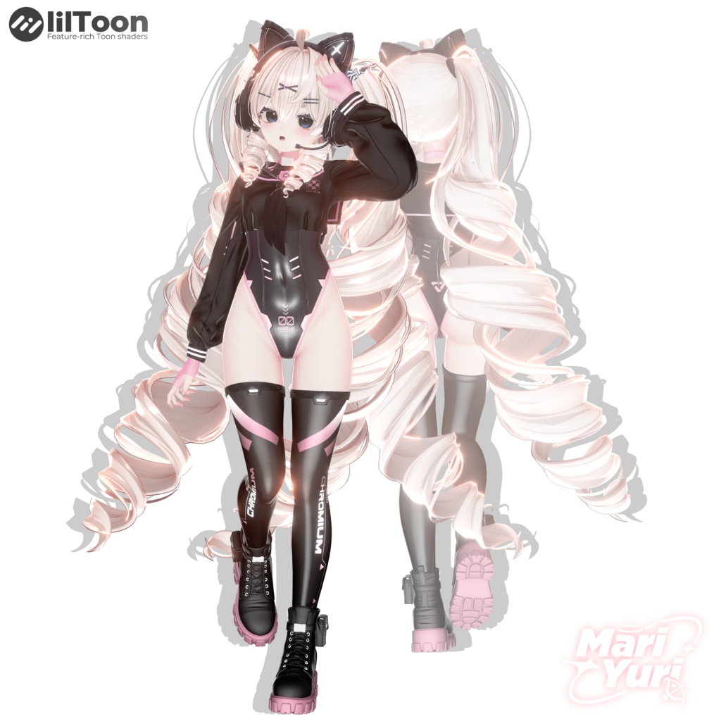 ✨SALE ✨【12アバター対応 VRC Hair】Twinkle☆Cat