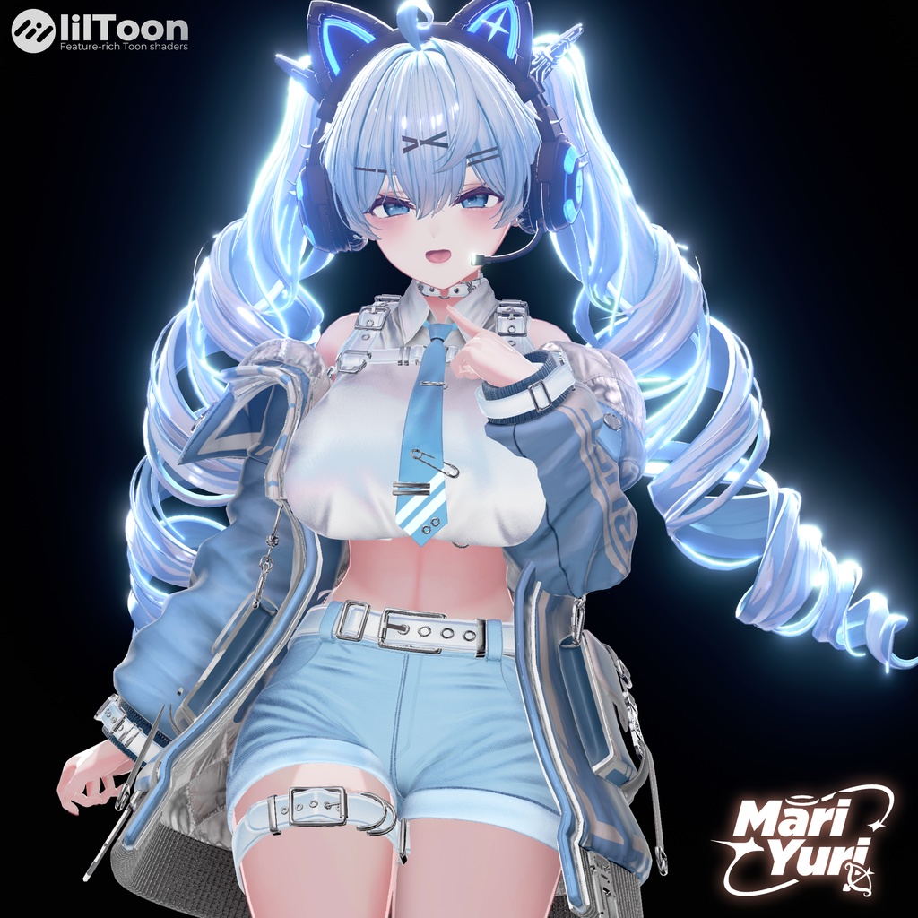 ✨SALE ✨【12アバター対応 VRC Hair】Twinkle☆Cat