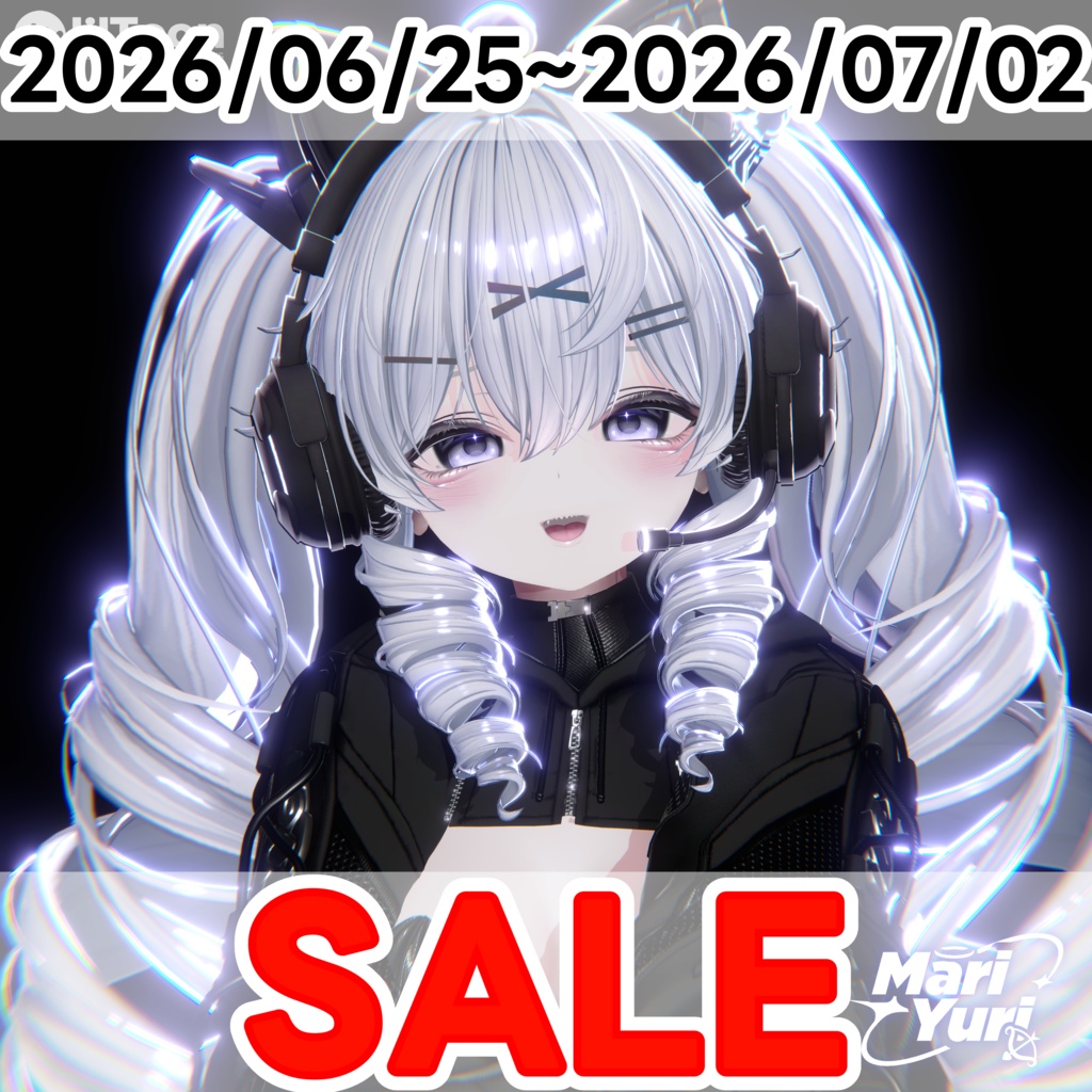 ✨Sale✨【13アバター対応 VRC Hair】Twinkle☆Cat