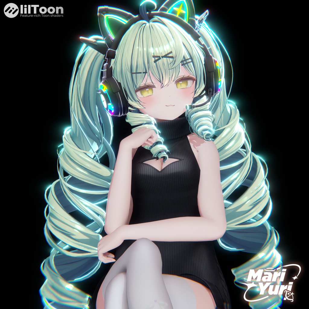 ✨SALE ✨【12アバター対応 VRC Hair】Twinkle☆Cat