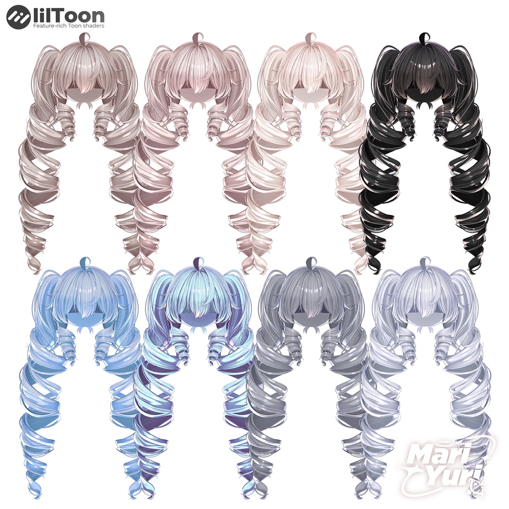 ✨SALE ✨【12アバター対応 VRC Hair】Twinkle☆Cat