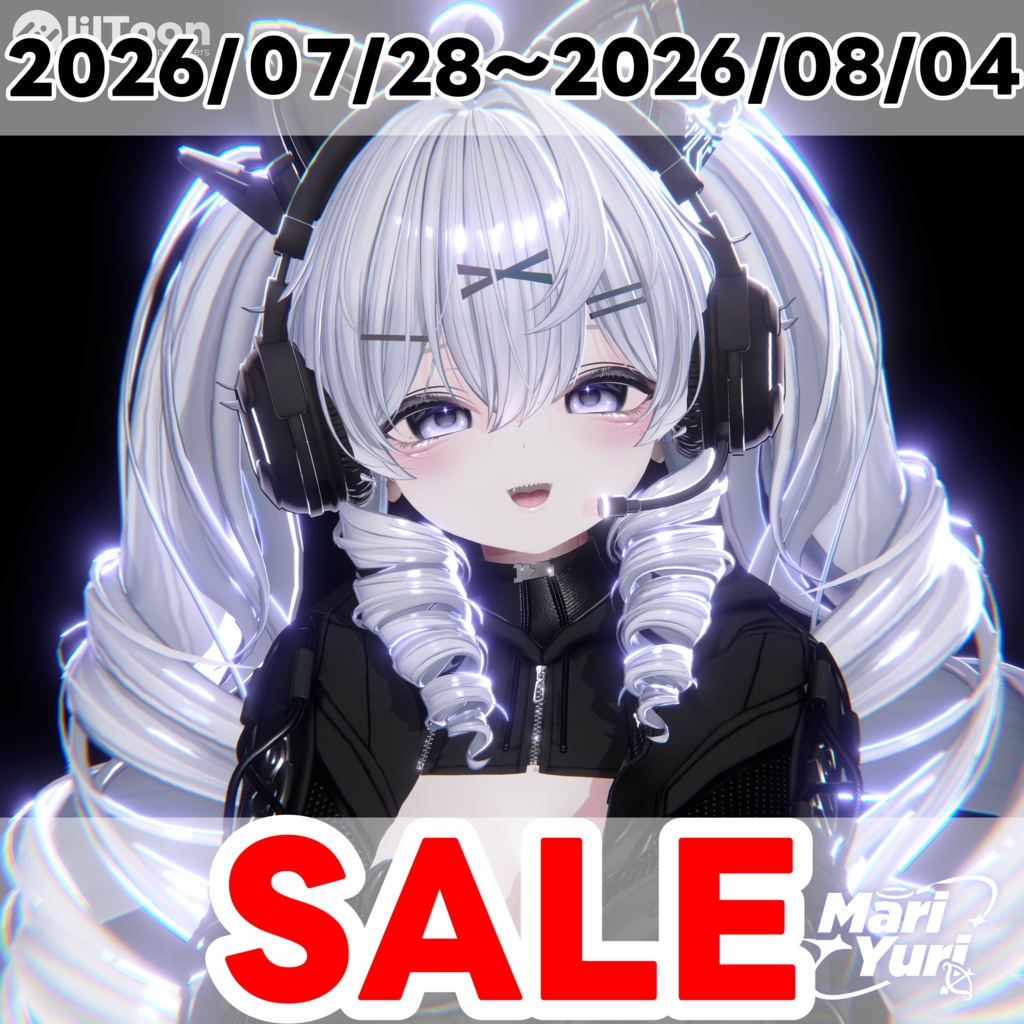 ✨ Sale✨【14アバター対応 VRC Hair】Twinkle☆Cat