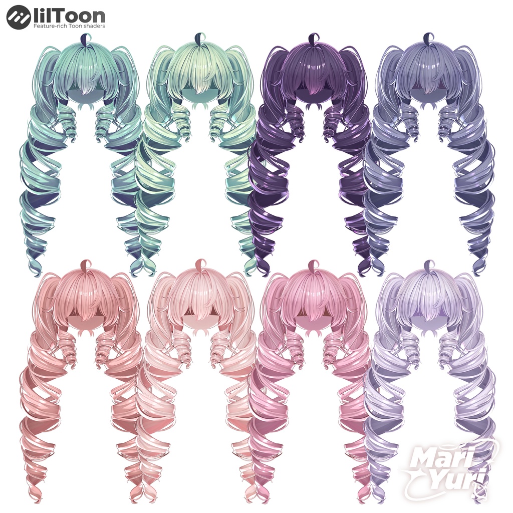 ✨SALE ✨【12アバター対応 VRC Hair】Twinkle☆Cat